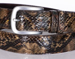 Gürtel Python für  Körperumfang111cm - 121cm