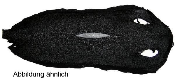 Rochenleder lang Rautenschliff Rochenleder 6 Inch Breite: ca. 15cm Gesamtlänge: ca. 37cm Länge bis den Löchern: ca. 29cm